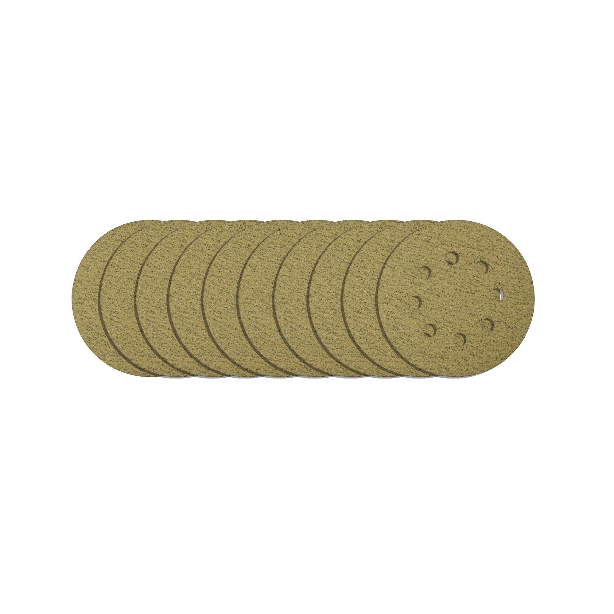 Taparia Velcro Sanding Disc (5 inch / 125mm, 100 Grit, 8-Hole, Pack of 10)-Durable Abrasive Sheet, Fast Change Velcro Backing-For Wood, Metal Surface Finishing-Carpentry, Automotive, Construction-image-19