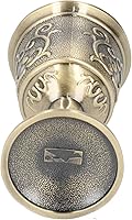 Vista 6 de Mumusuki Copa de bronce vintage, cáliz real medieval, control de temperatura, detalles en relieve, versátil entretenimiento, vasos de vino de whisky