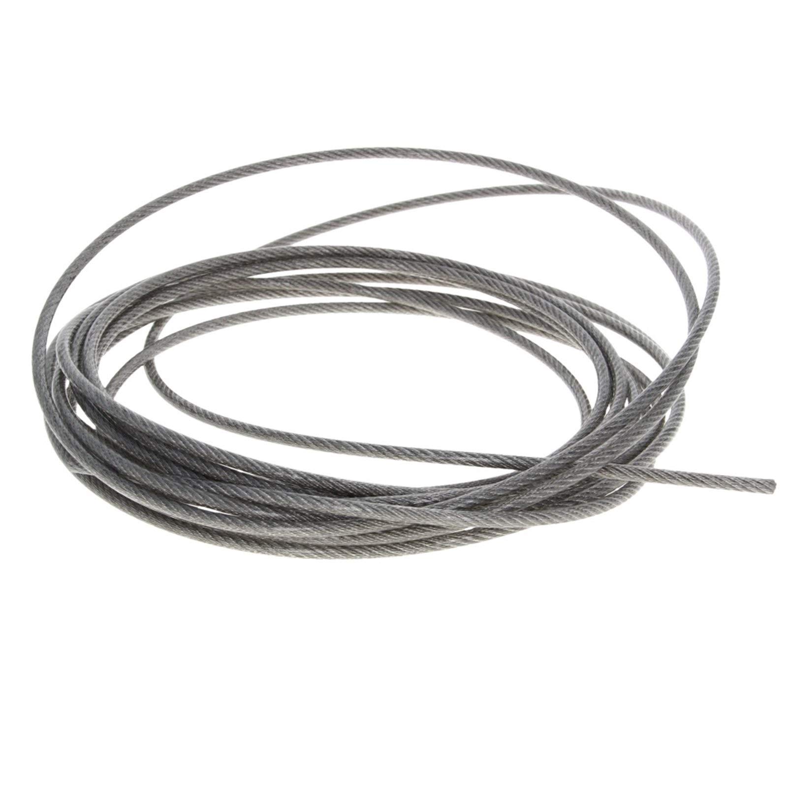 Cable Acero Recubierto de PVC cable de alambre de acero inoxidable 304-Acero-alambre flexible de la cuerda de 4 mm de diámetro 6 ~ 30m suave larga del cable de elevación for tender la ropa Cable De Al