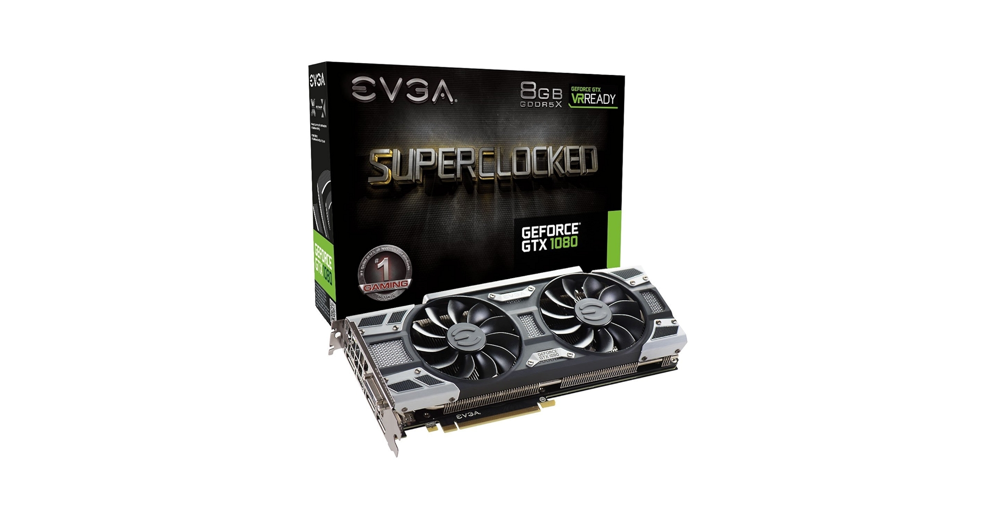 PCパーツ EVGA  GeForce GTX 1080 sc EVGA GeForce GTX 1080 SC GAMING, 08G-P4-6282-KB | eBay
