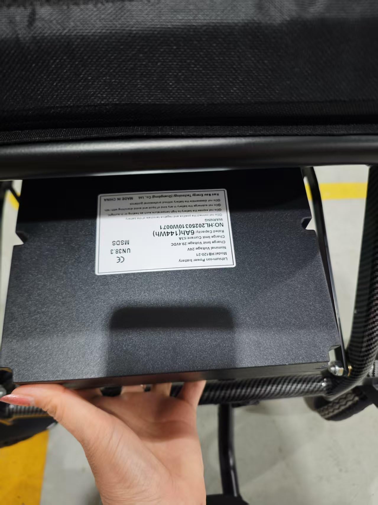 Batería de litio de 24 V, 6 Ah, alta capacidad, batería recargable para sillas de ruedas eléctricas, apto para motores de 100 W-600 W