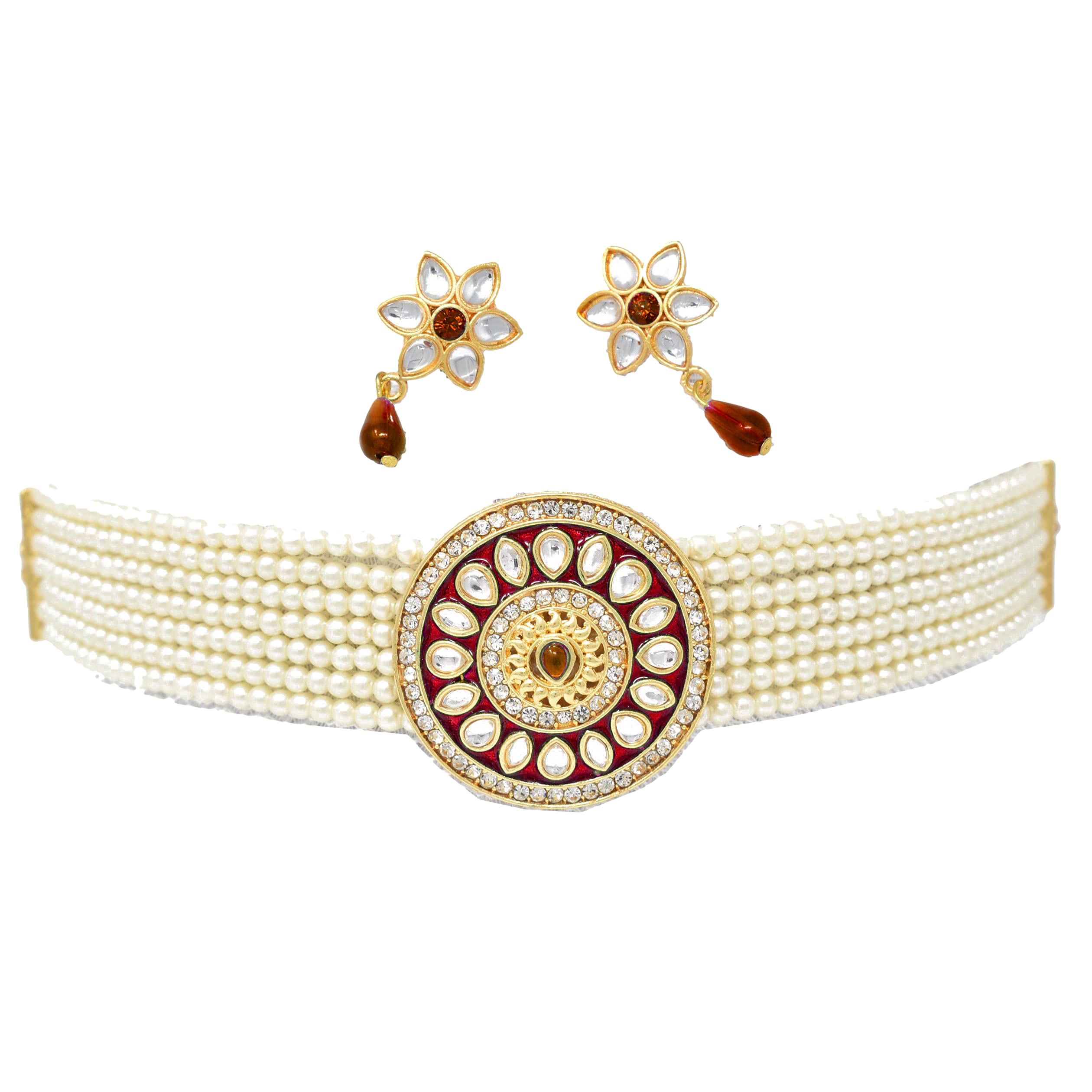 See full amazon price history chart for Meira Jewellery Gold Plated Alloy Choker Set for Women (Red) Meira Jewellery Gold Plated Alloy Choker Set for Women (Red) (B08CVQ7NFG) Amazon Price History, Amazon Price Tracker