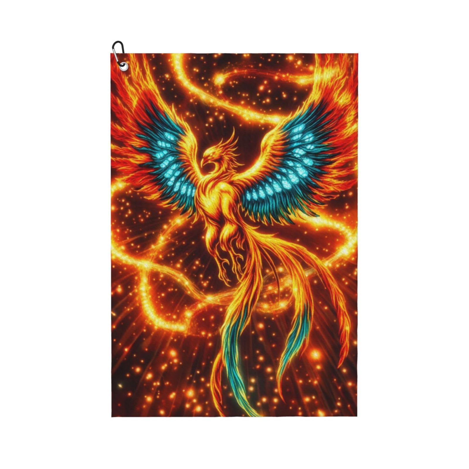 BSDFGSDD Abstact Flaming Bird Wings Golf Towel 24 x 16 inches