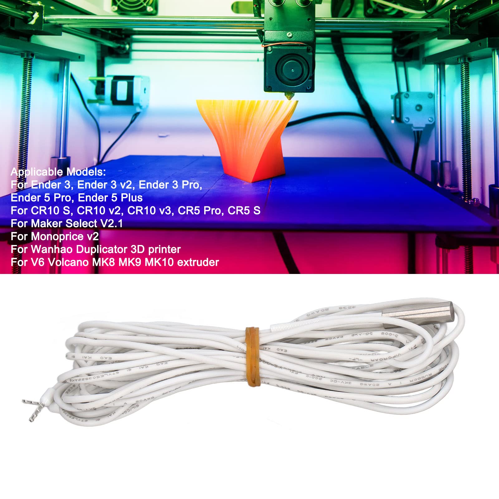 1 Pz. Riscaldatore A Cartuccia Da 12 V For Stampante 3D - Foto 5
