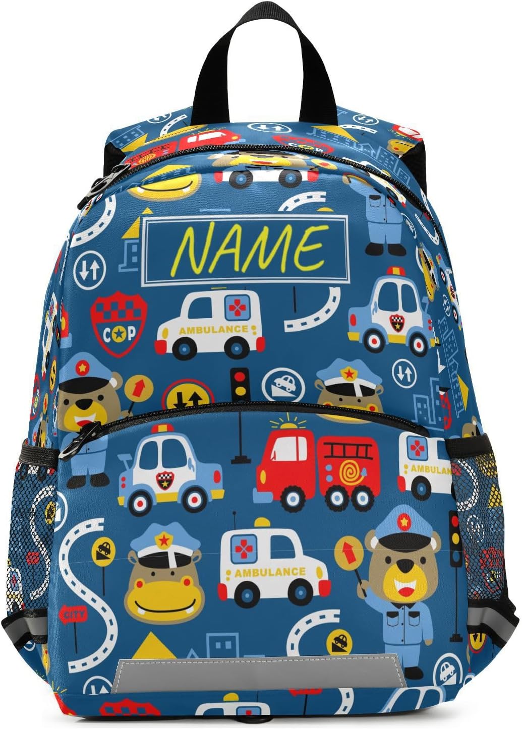 Toddlers Backpack Kids Childish Colorful Alphabet Bookbag for Boys Girls 3-6 Years, Letter Kindergarten Preschool Backpack with Safety Leash Daypack