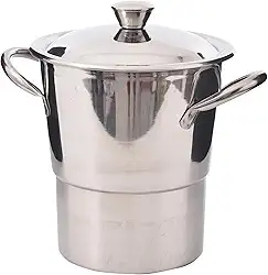 Cuscuzeira Inox 16cm 2,5 Litros com Tampa de Vidro - Wincy (IXB09001)