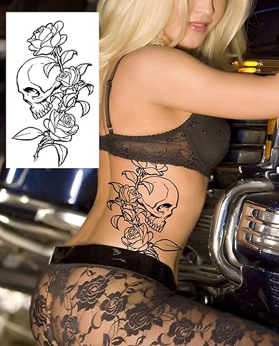 Miniatura 3 de Tatuajes temporales de animales, tótem de lobo de tigre negro de 15 hojas para adultos, tatuajes temporales, tatuajes falsos para hombres