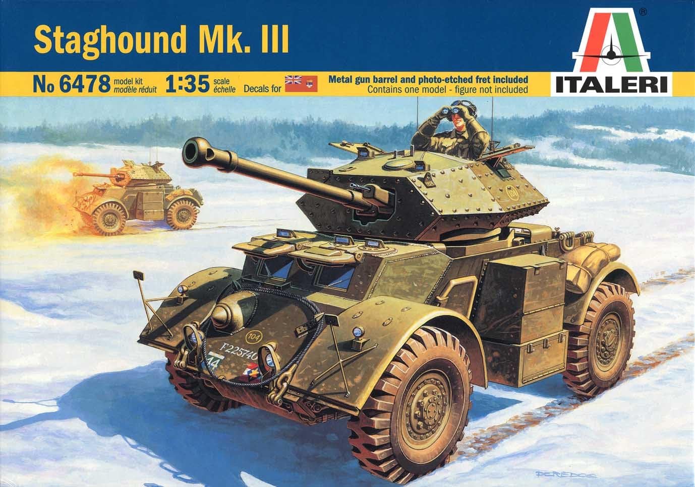 Italeri 1/35 WWII British Staghound MK.III