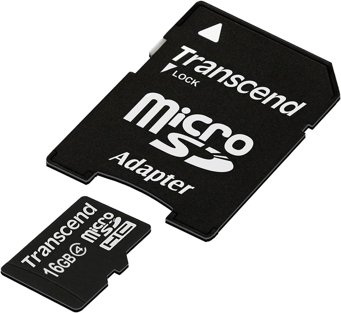 Transcend 16 GB microSDHC Flash Memory Card TS16GUSDHC4E [Amazon Frustration-Free Packaging]