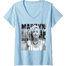 Womens Marilyn Monroe Marilyn Monroe V-Neck T-Shirt