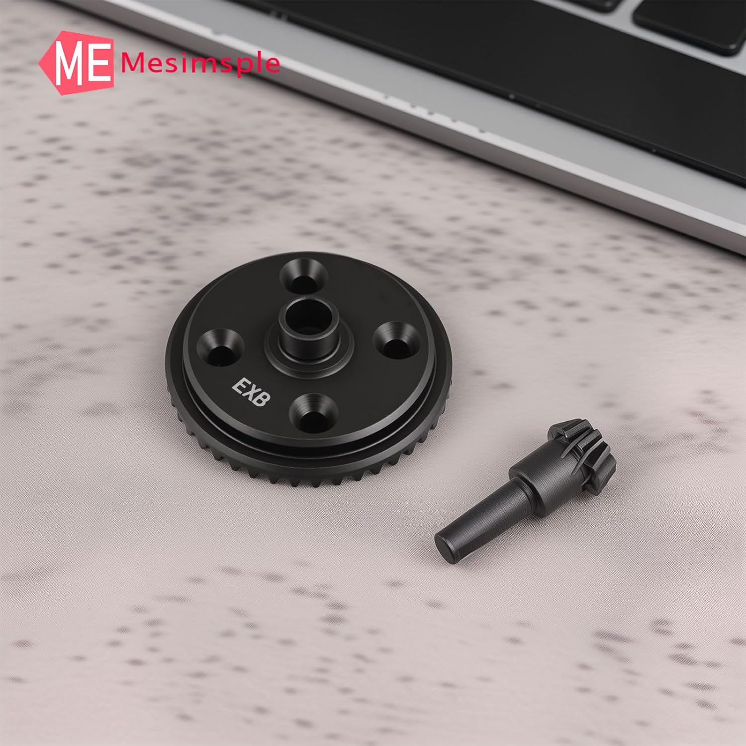 20CrmoTi Steel Limited Slip Differential EXB Diff Main Input Gear 43T/10T for Arrma 1/8 Kraton Outcast Notorious Talion Typhon 6S EXB Series RC Car Upgrade Parts