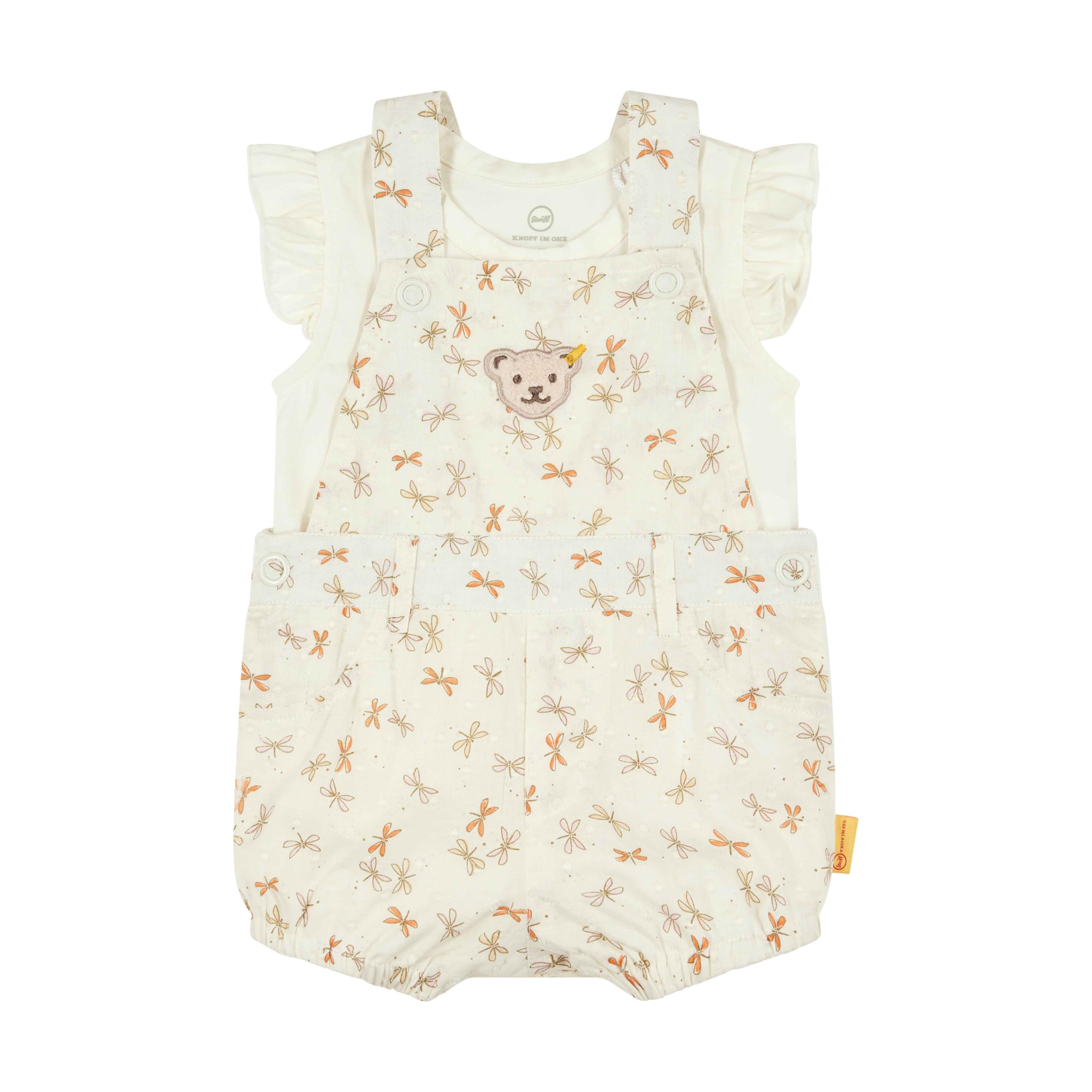 Steiff Baby - Mädchen Set Hose + T-shirt Kurzarm Set Hose + T-Shirt kurzarm (1er Pack)