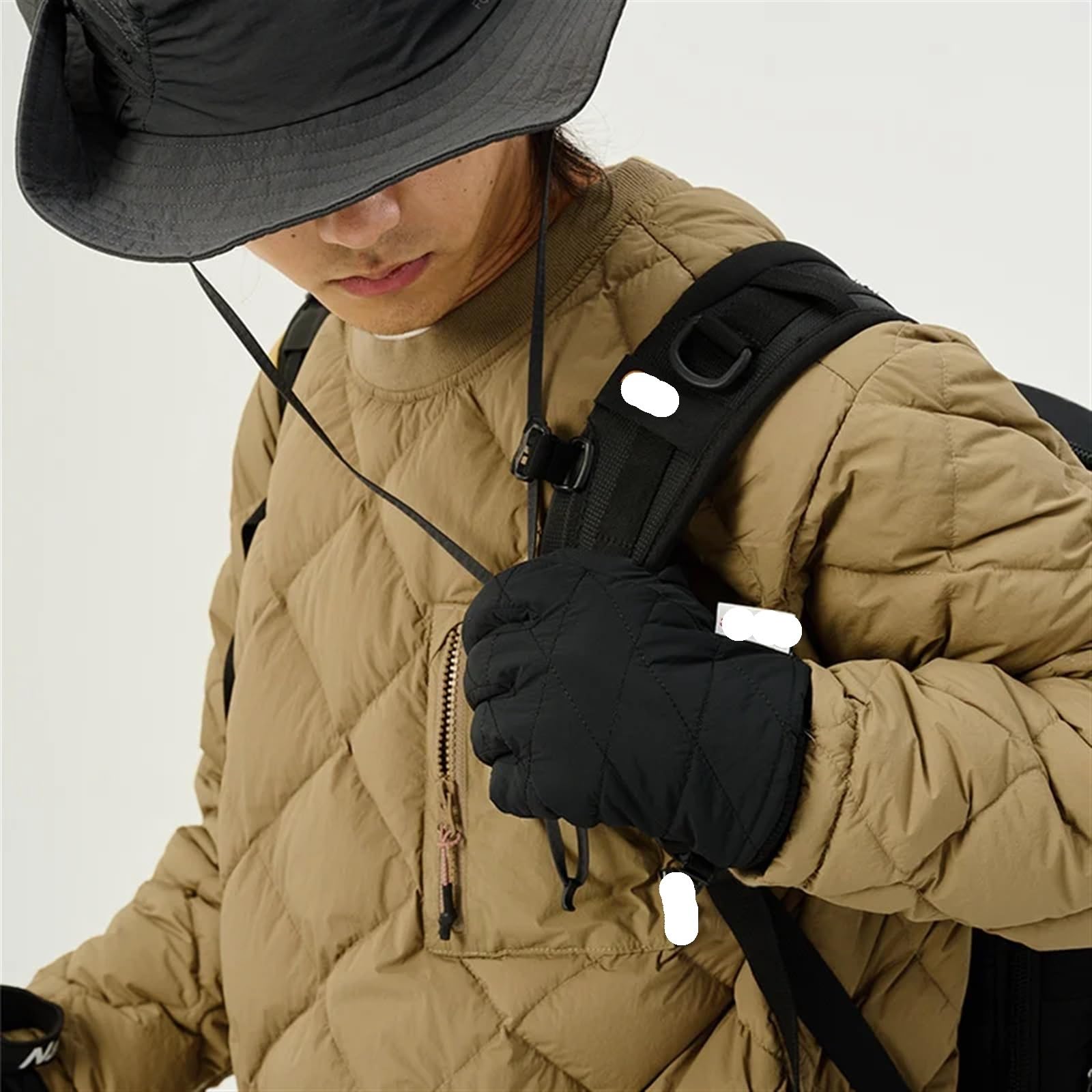 Winter Fahrradhandschuhe Thermo-Baumwollhandschuhe, Winter-Fahrradhandschuhe, Outdoor-Bergsteigen, rutschfeste Handschuhe, hautfreundliche, dicke Handschuhe, Winter-Fahrradhandschuhe Fahrradhandschuhe
