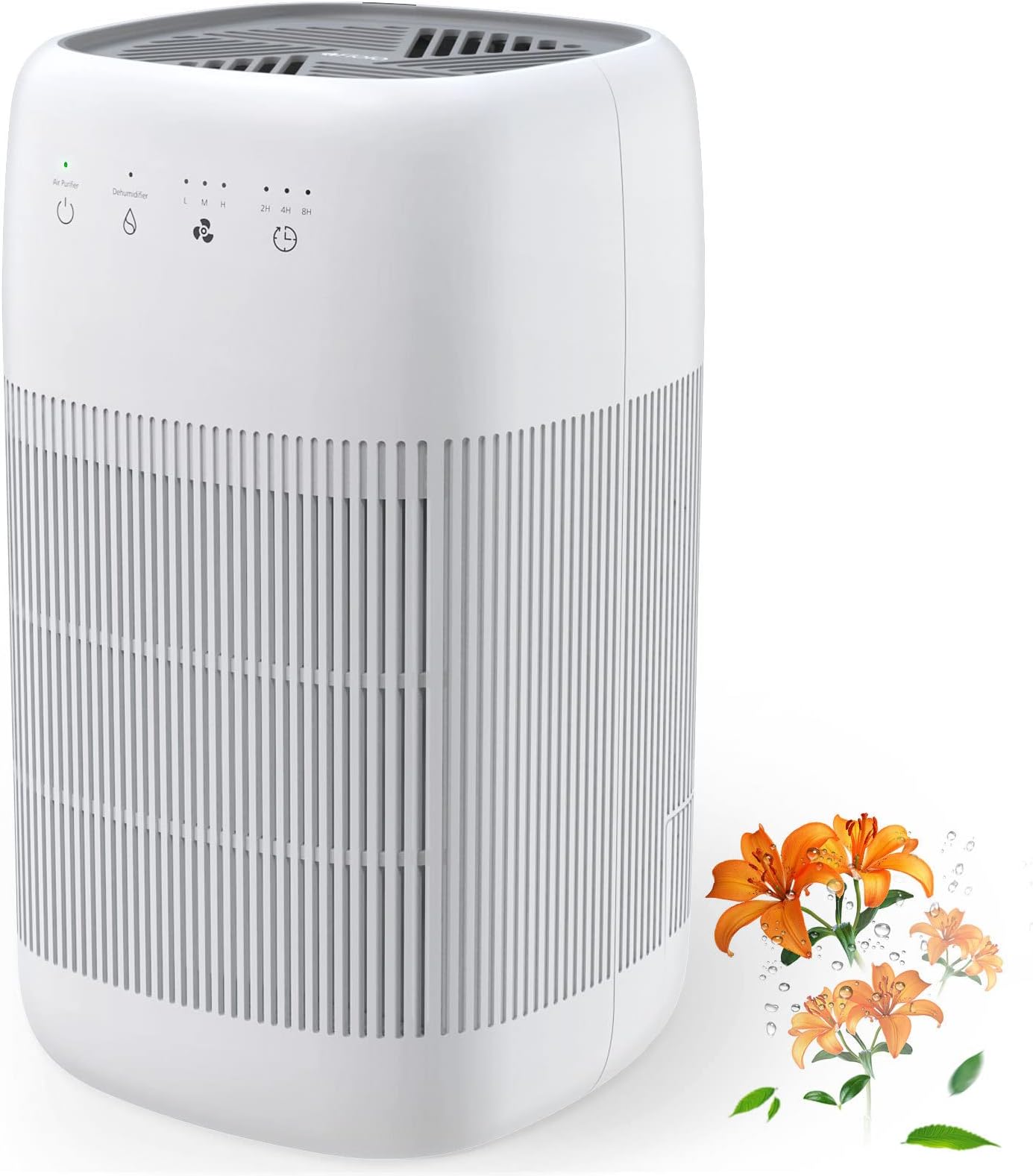 Afloia Air Purifier and Dehumidifier in 1, Q10 True HEPA Air Purifier with H13 HEPA Filter, Small Dehumidifier Combined with Air Cleaner, Remove Pet Odors Dust Smoke for Home, Bedroom, Bathroom