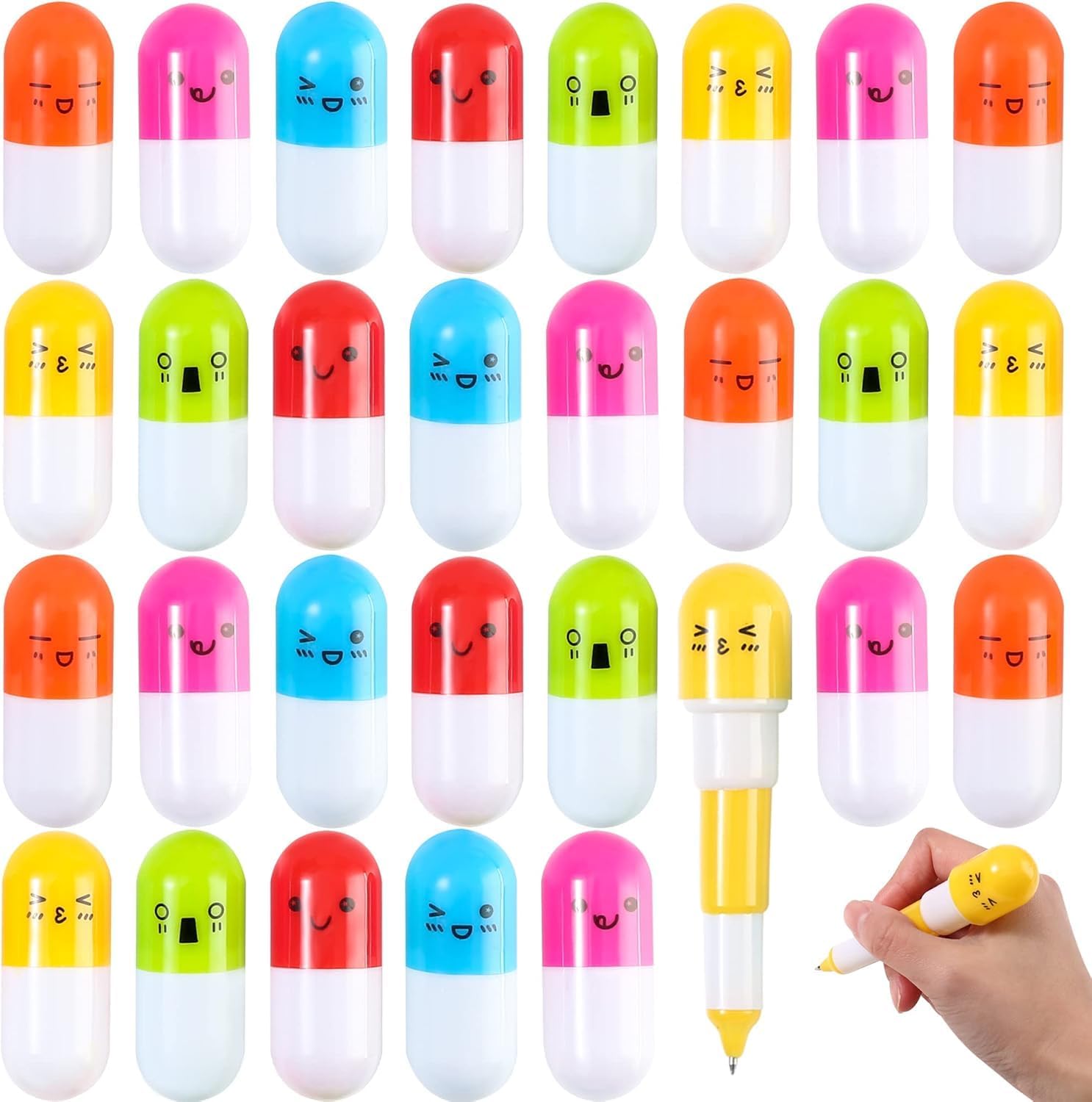 Party Favors for Kids, 24pcs Ballpoint Pens for Teens Adults, Party Favors Goodie Bag Stuffers,Bulk Toys for School Classroom Prizes Birthdays Gift Boys and Girls