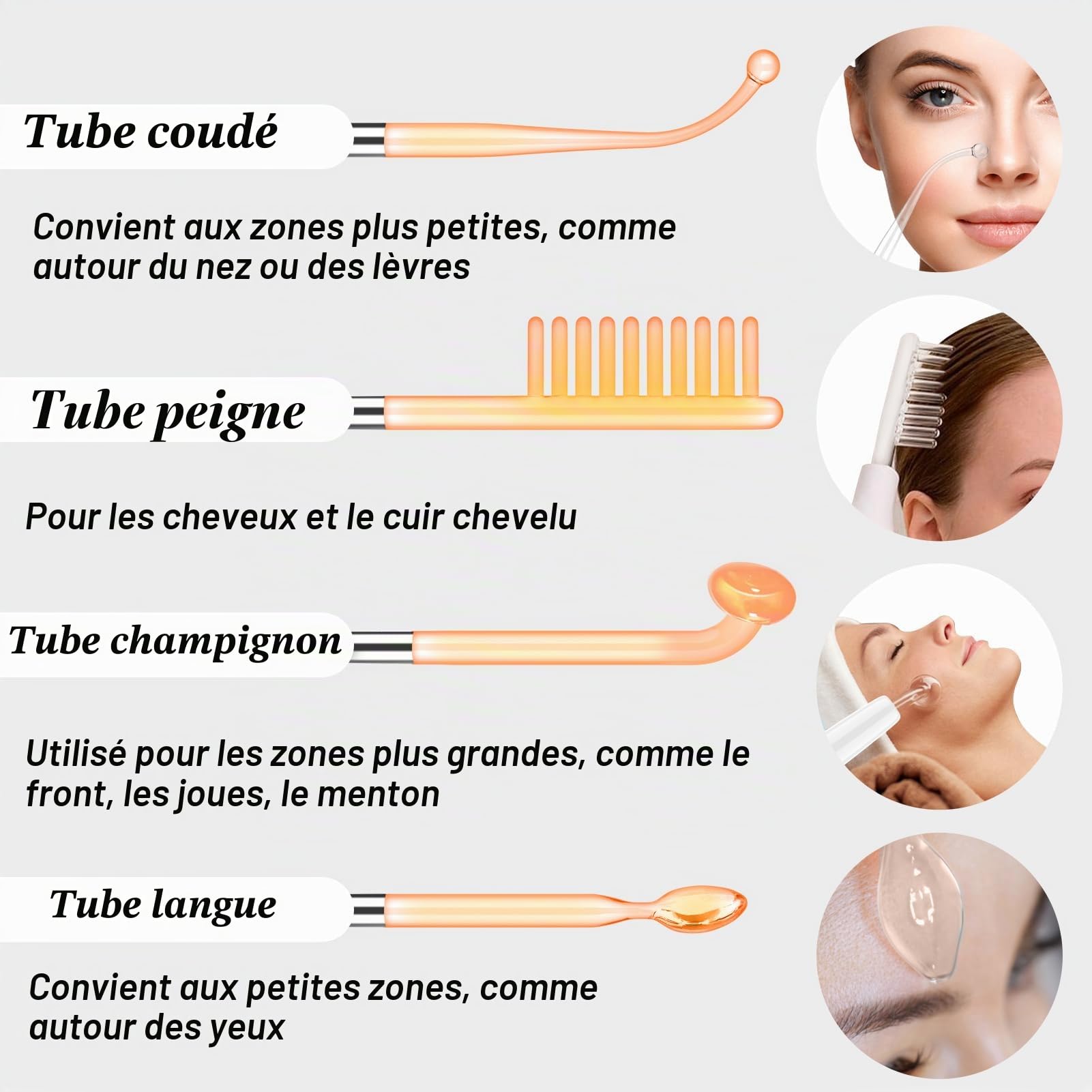 Appareil facial haute fréquence DARSONVAL haute fréquence pour soins de la peau