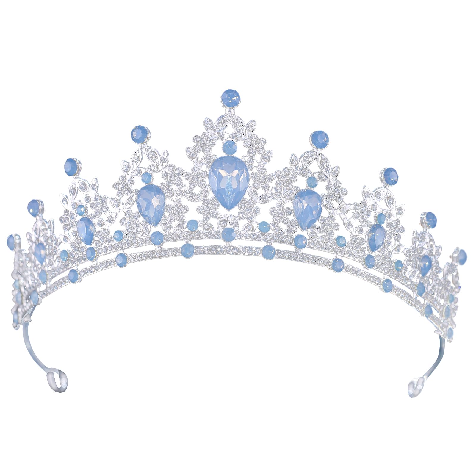 Crystal Crown and Tiara For Women - Rhinestone Headband For Princess Girls,Bridal Hair Accessories For Weddings Birthday