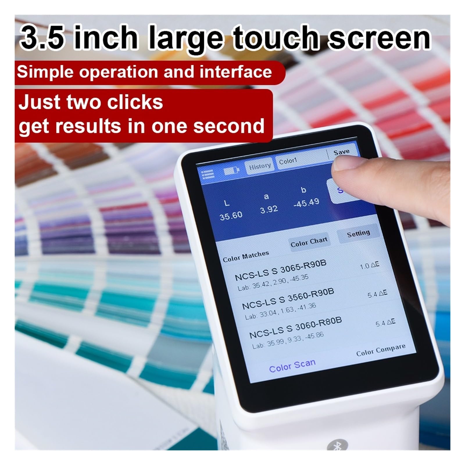 Espectrofotómetro, Colorímetro Portátil Del Colorímetro De Digitaces Del Colorímetro Del PDA De La Alta Precisión LS172 Para Imprimir