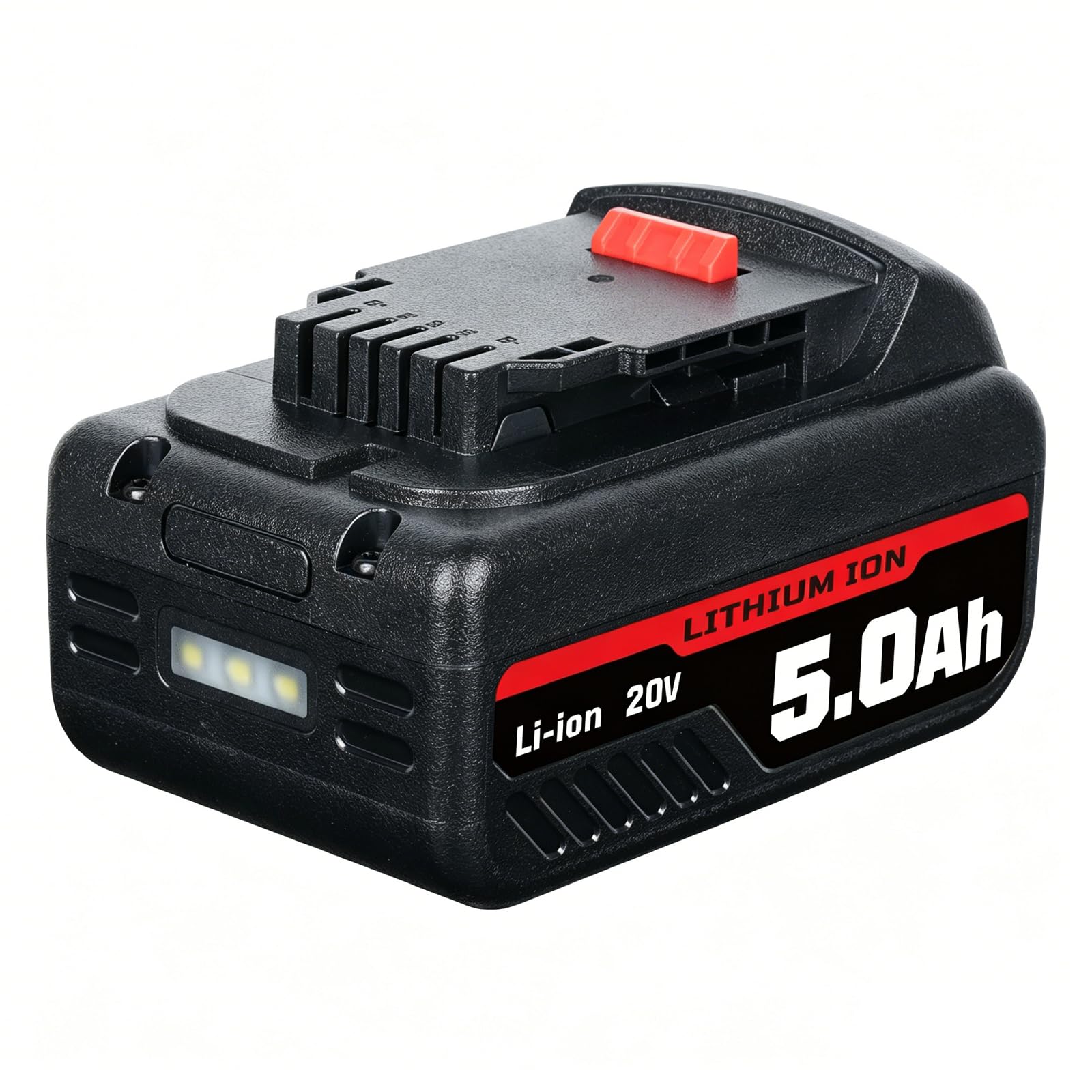 5,0 Ah 18 V/20 V Recambio para Dewalt Batería de 18 V para Dewalt compatible con los modelos DCB200, DCB204, DCB206, DCB201, DCB203, DCB181, DCB180