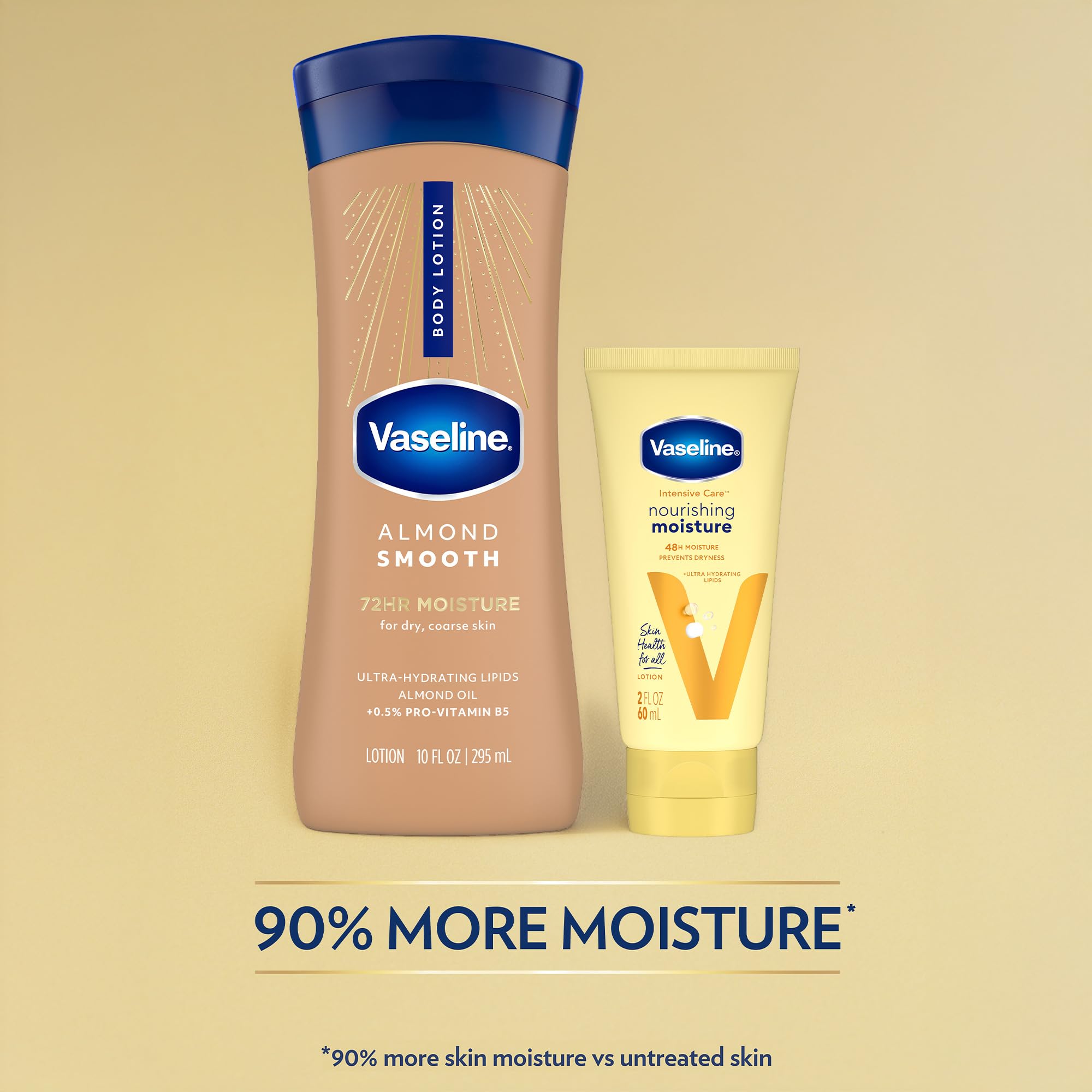 Amazon.com : Vaseline Body Lotion, Almond Smooth, 72HR Moisture