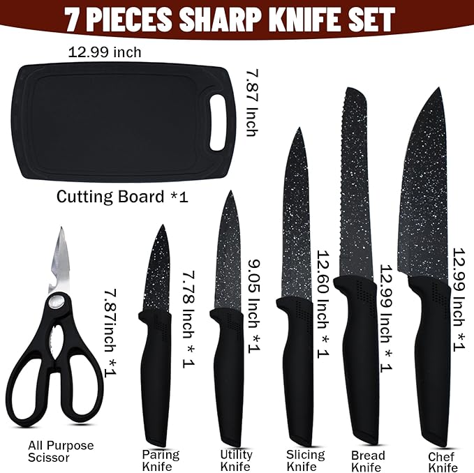 Set Cuchillos Cocina 19 Piezas Acero Inox miniatura 4