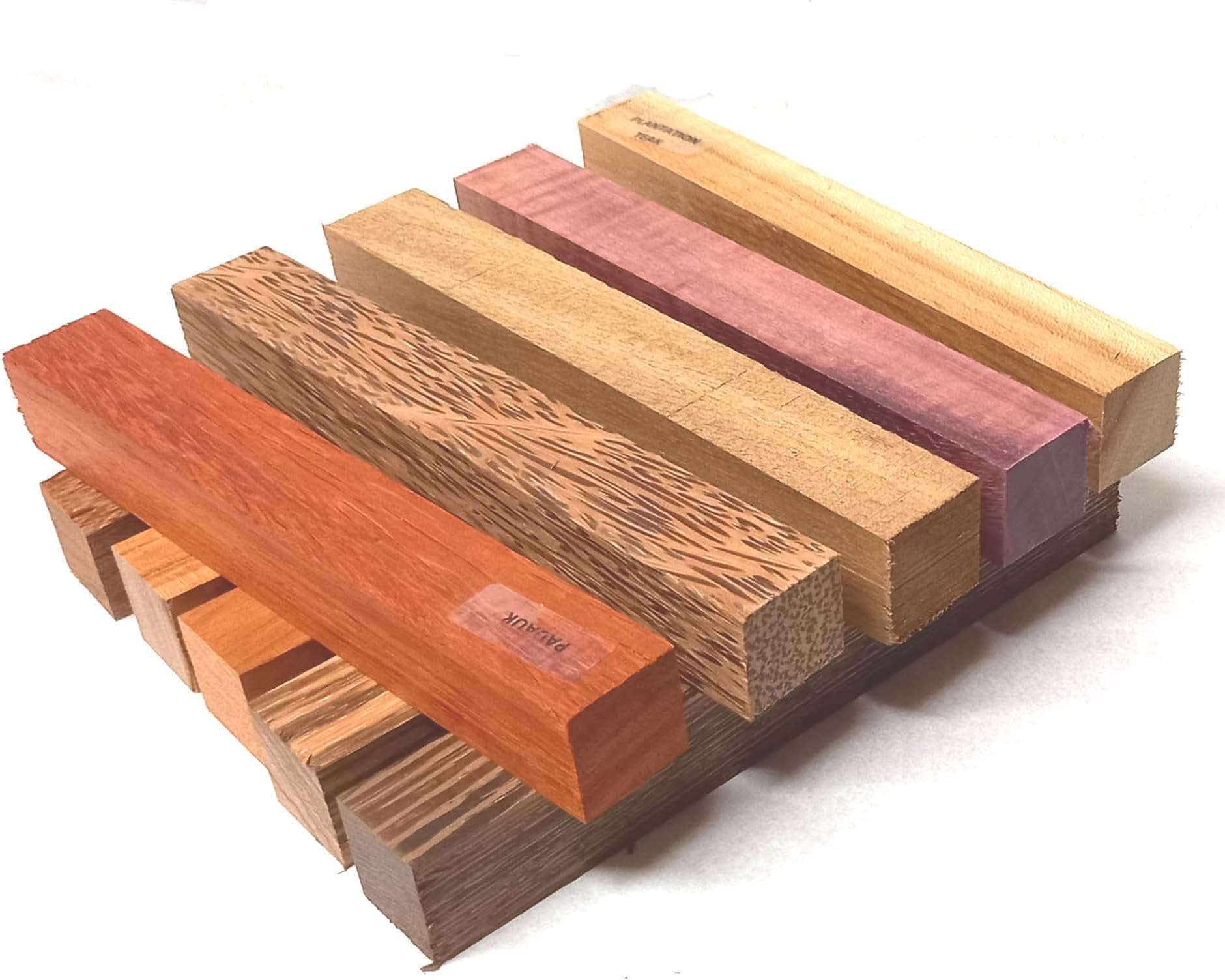 Exotic Woodturning Pen Blanks - MIXED PACK 10 - THE BIG PACK