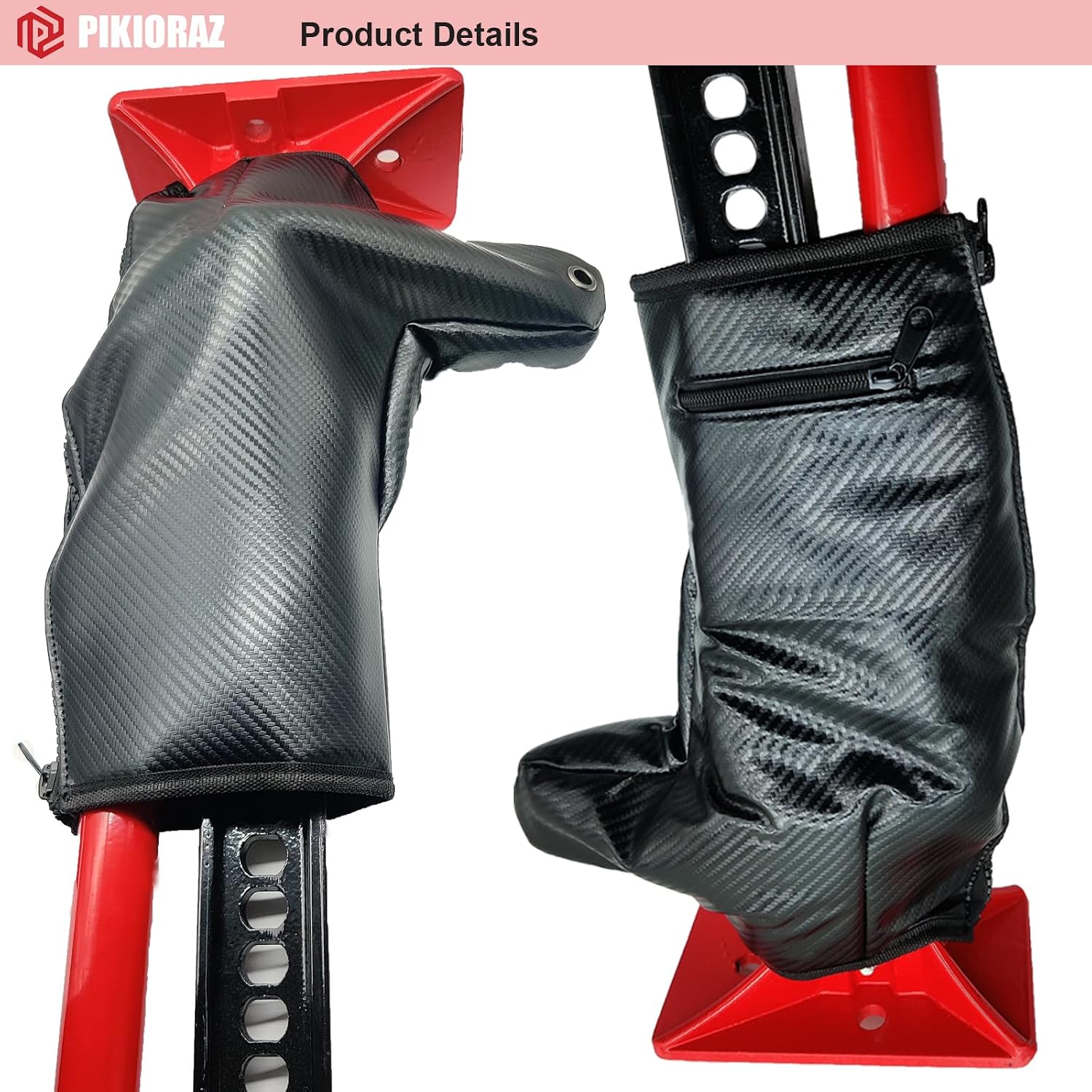 Zippered Protective Cover for High Lift Jack, Farm Jack, Running Gear Jack Cover for Offroad High Lift Jack Trail