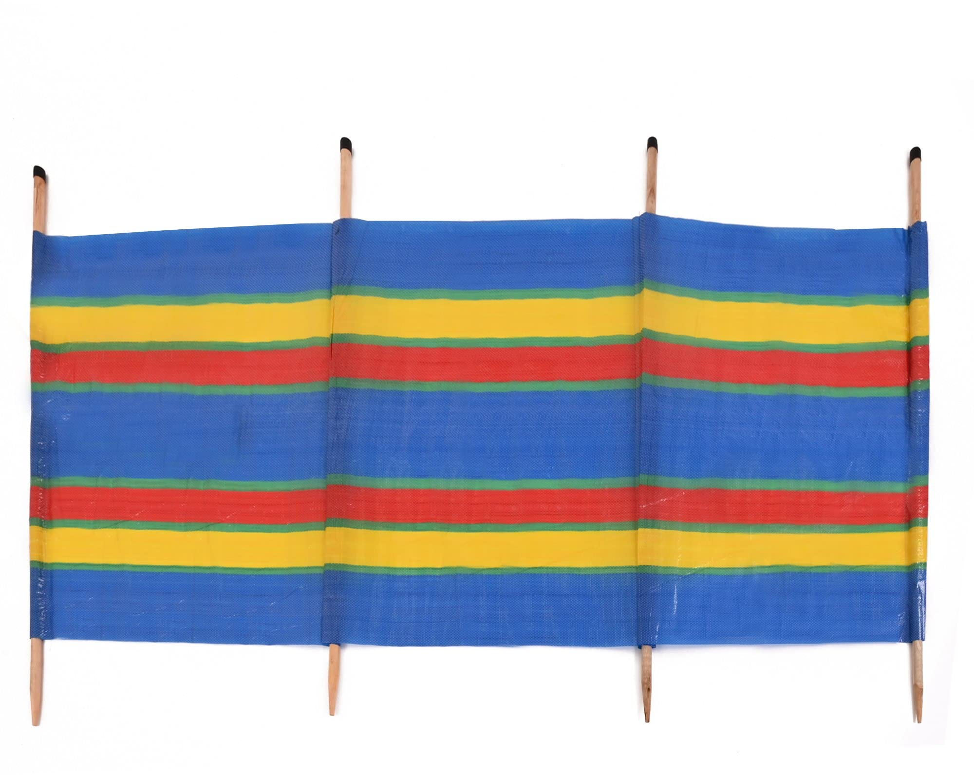 Nalu 4 Pole Windbreaker (210cm) - Printed Windbreak for Beach Outdoor Camping Garden