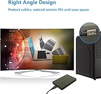 Vista 6 de RIIEYOCA Adaptador USB 3.1 GEN 2 macho a tipo C hembra de 90 grados para carga rápida de 120 W y transferencia Lightning de 10 Gbps, convertidor USB