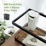 Small Turtle Tank Kit,All in One Red Eared Slider Starter Aquarium | PC Aquatic Habitat for Baby Tortoise,Fishes,Includes Silent Filter,Filter Plates,UVB Lamp,Bulb,Plants,Stone,Basking Platform