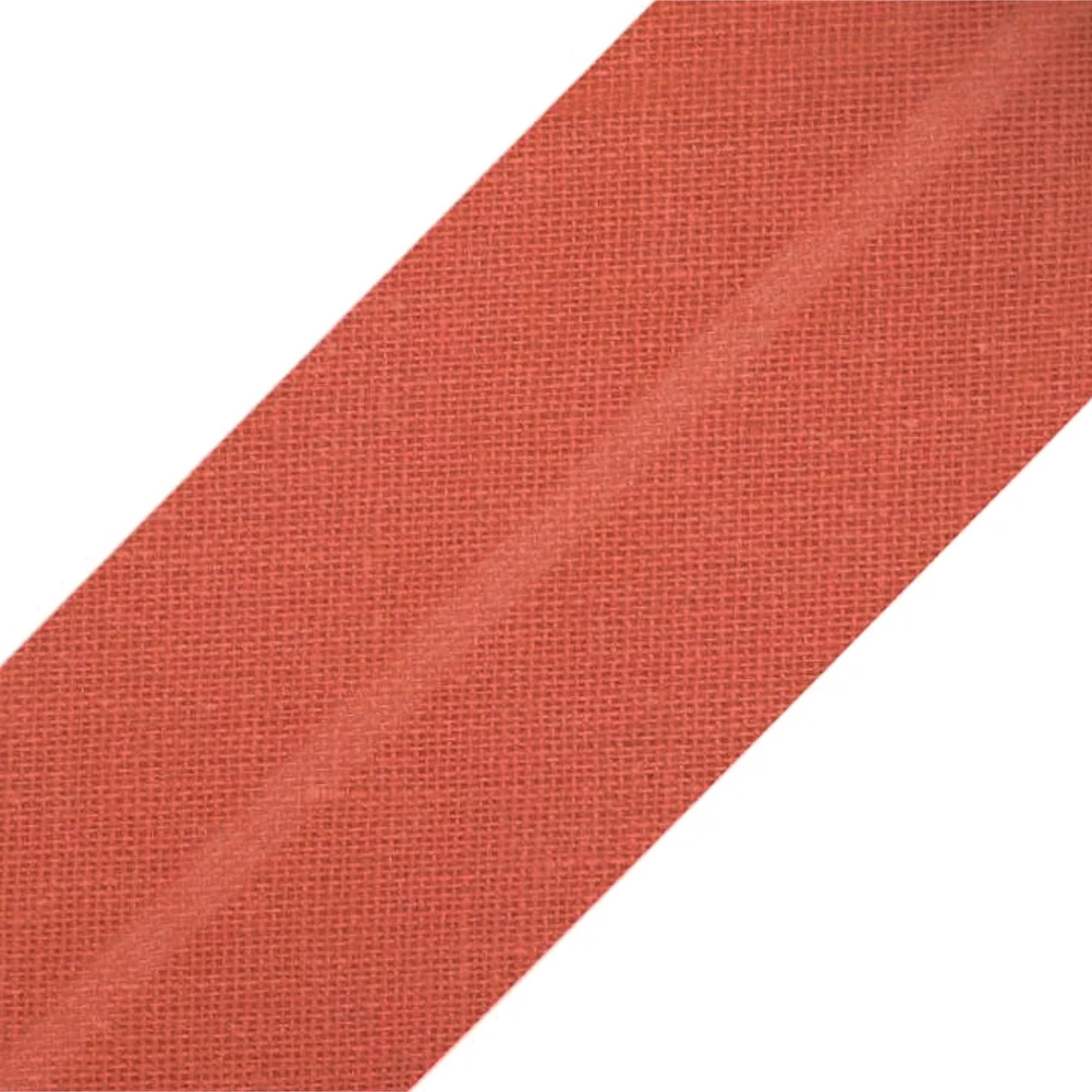 Biais couture coton terre cuite 20mm pour customiser vos coussins et paniers en tissu