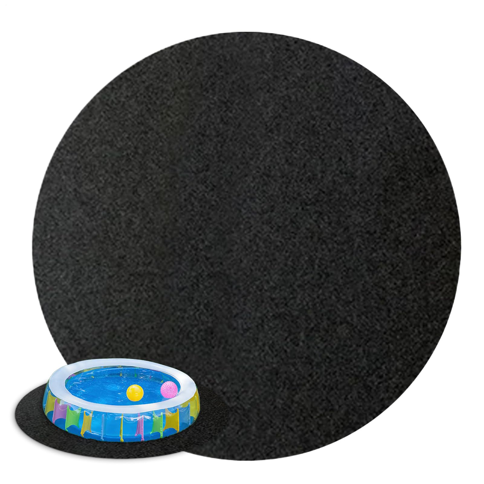 Alfombra Inflable Antideslizante Lavable | Base De Suelo Para Piscina Spa De 3,7 Metros en interior exterior jardín patio sendero piscina balcón terraza spa