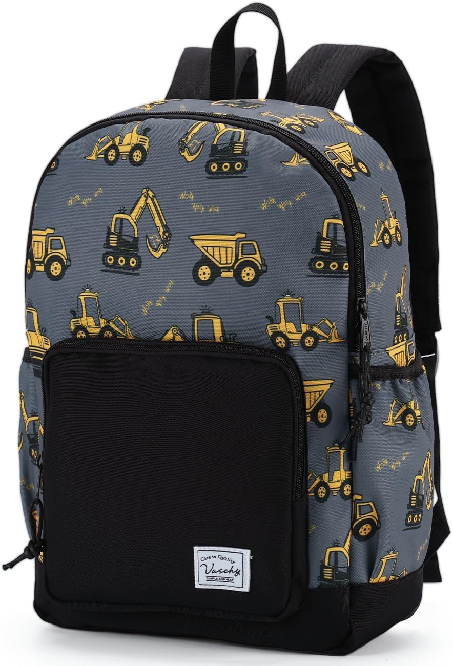 VASCHY Kids backpacks, Cute Lightweight Water Resistant Preschool Backpack for Boys and Girls Chest Strap | Cute, Lightweight, Water Resistant, Chest Strap