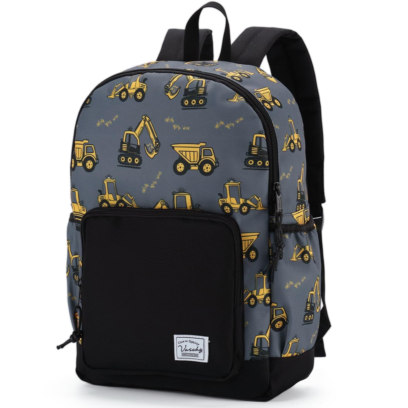 VASCHY Kids backpacks, Cute Lightweight Water Resistant Preschool Backpack for Boys and Girls Chest Strap | Cute, Lightweight, Water Resistant, Chest