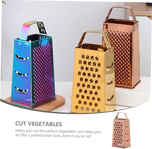 Miniatura 4 de Herramienta de rallador de acero inoxidable, trituradora multifuncional de verduras y quesos para una preparación segura y segura, suministros de