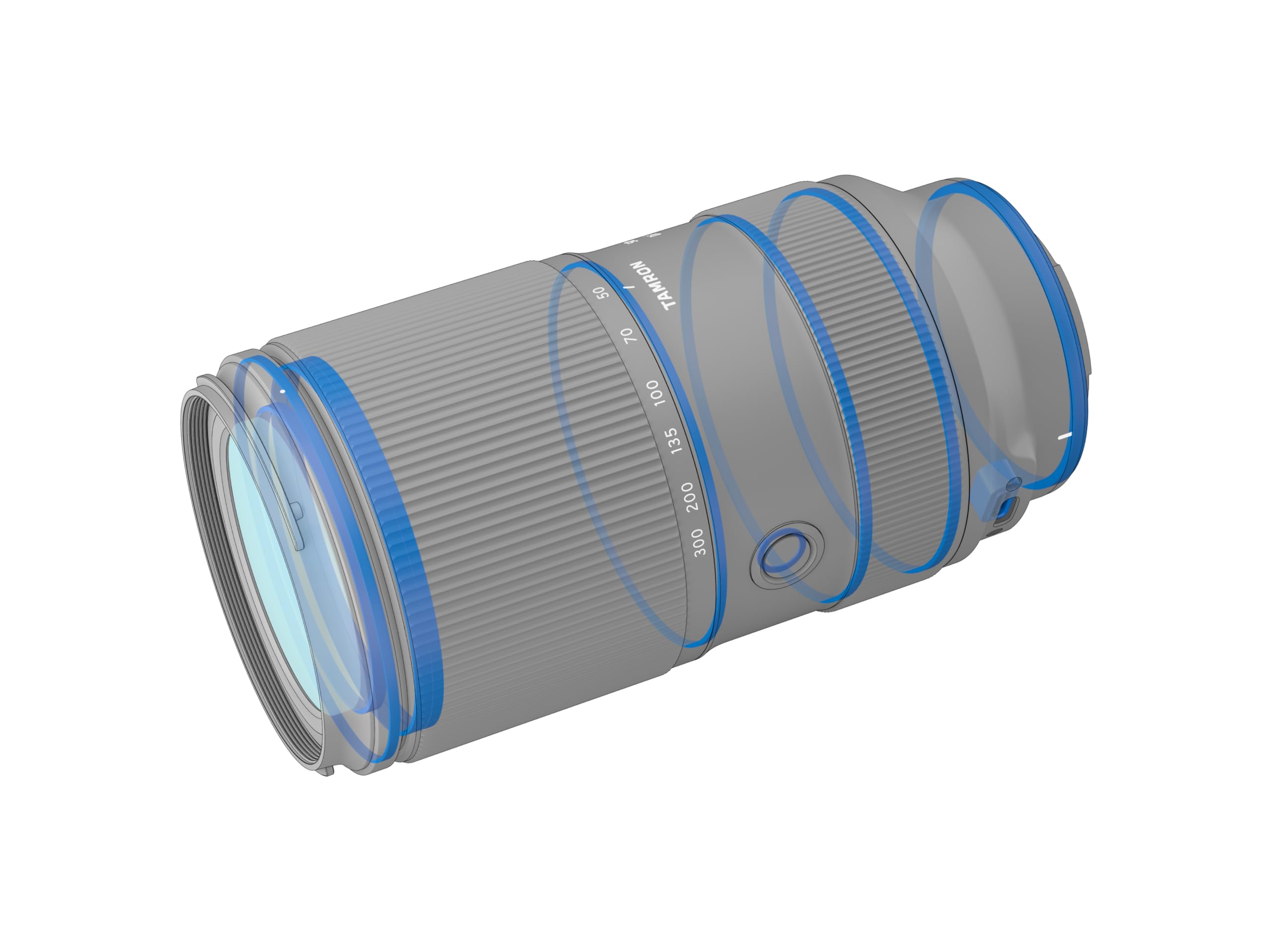 Tamron 50-300mm F/4.5-6.3 Di III VC VXD per fotocamere mirrorless full frame Sony E Mount