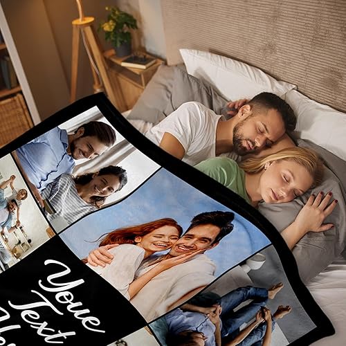 Miniatura 8 de Manta personalizada con imagen impresa en Estados Unidos, manta con fotos personalizadas, regalos de cumpleaños de Navidad, regalos personalizados