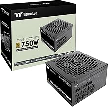 Thermaltake Toughpower XT 750W | ATX 3.1 Netzteil | 80 Plus Gold | PCIe 5.1 | 12V‑2x6 | Vollmodular | Smart Zero Fan | Sehr leiser 120‑mm Hydraulic Bearing Lüfter (Schwarz)