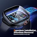 CASENED Tempered Glass Protective Case for iWatch Ultra 2 / Ultra 49mm Black - Ultra-Thin, Scratch-Resistant gallery image