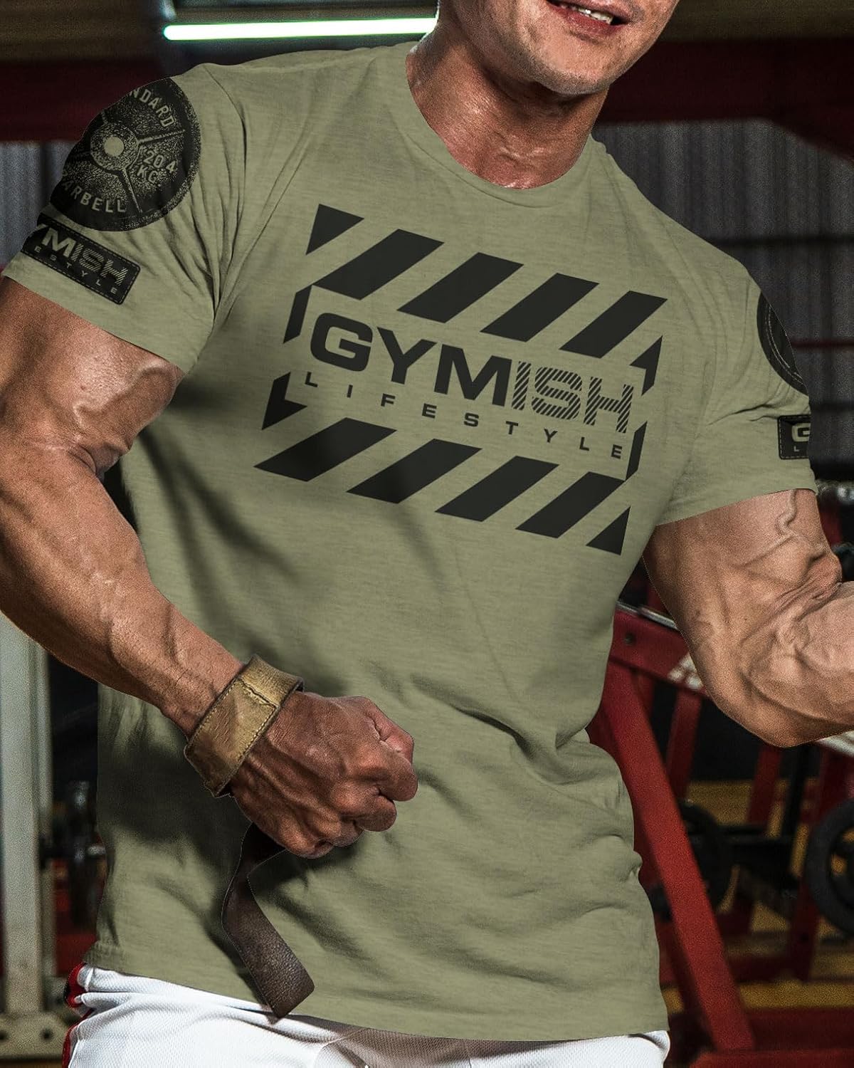 Gymish American Flag Graphic Fitness Tank, Sleeveless Bodybuilding Athletic Tank Top