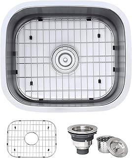 Ruvati 21-inch Undermount 16 Gauge Stainless ...,
