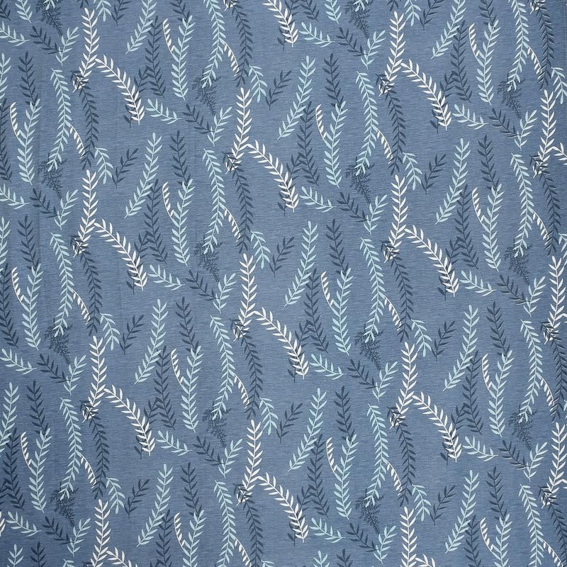 Image of Blue Strip 220TC Glace Cotton Elastic Fitted Bedsheets Single Bed with 1 Pillow Cover | Single Bed with All Around Elastic, Size 42 inch x 75 inch Inches