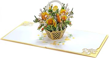 CUTPOPUP Birthday Card Pop Up, Mother's Day, 3D Greeting Card (50th Happy Birthday)