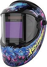 YESWELDER Automatic Welding Face Mask 1/1/1/1 Large View True Color Solar Powered Automatic Welding Mask with Side View, 4 Shadow Sensors 4/5-9/9-13 for TIG MIG ARC Cut