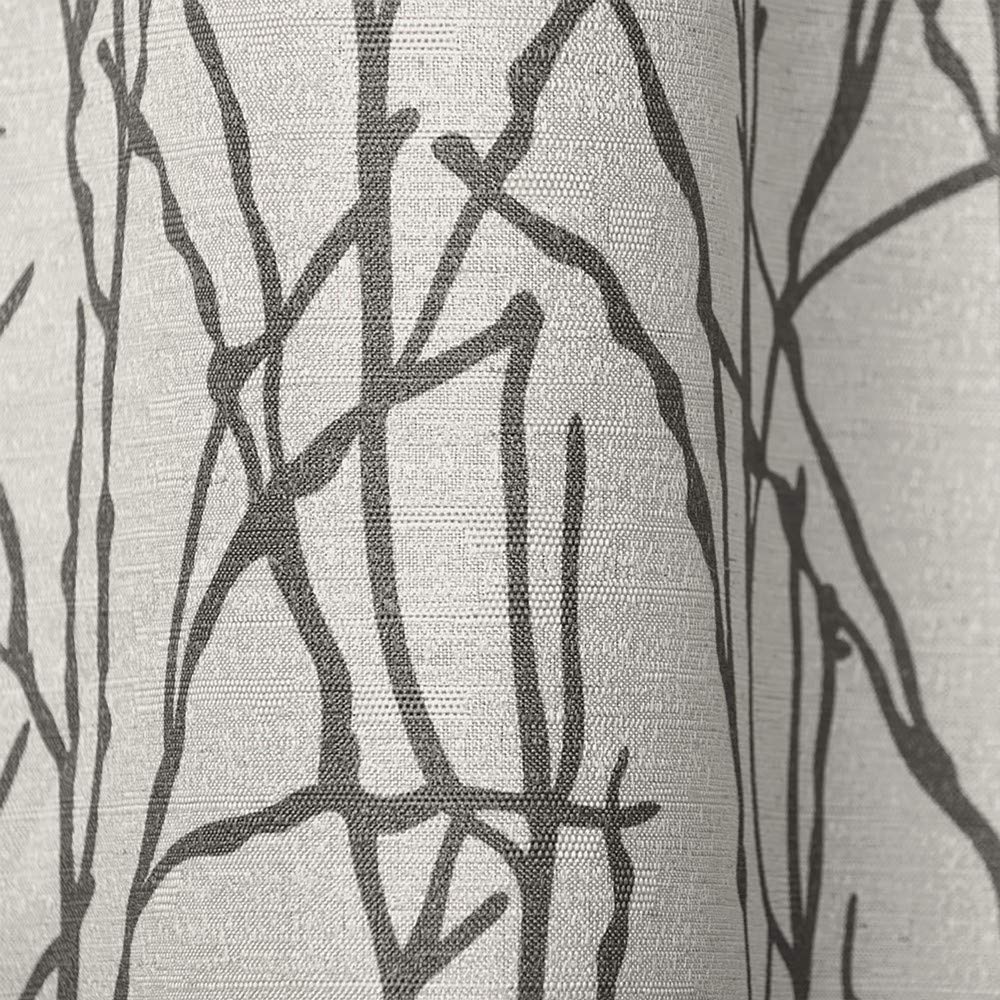Exclusive Home Curtains Branches Grommet Top Panel Pair, Black Pearl, 54x96, 2 Piece - Image 2