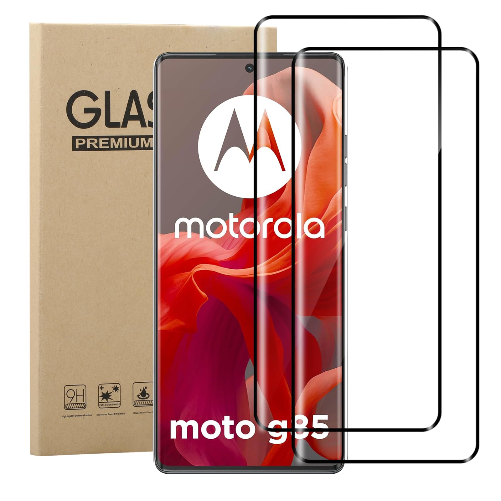 Rigida Protezione Schermo IN Vetro Temperato Graffi Per - Foto 10