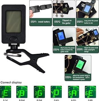 85PCS Guitar Accessories Kit, Include Acoustic Strings,Tuner,Capo,String Winder&Cutter,Picks,Bridge Pins,Nuts & Saddles,Finger Protector,Finger Picks,Fretboard Stickers for Guitar Players