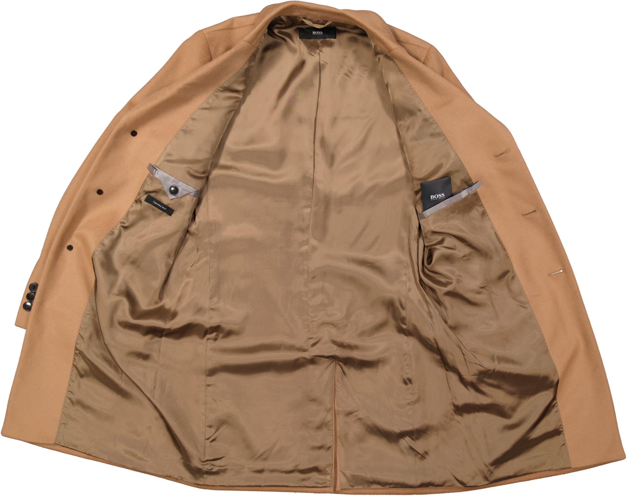 BOSS Herren Mantel 'Nye2' Hellbraun (DE/NL/SE/PL, Numerisch, 102, Regular, Regular, Hellbraun)