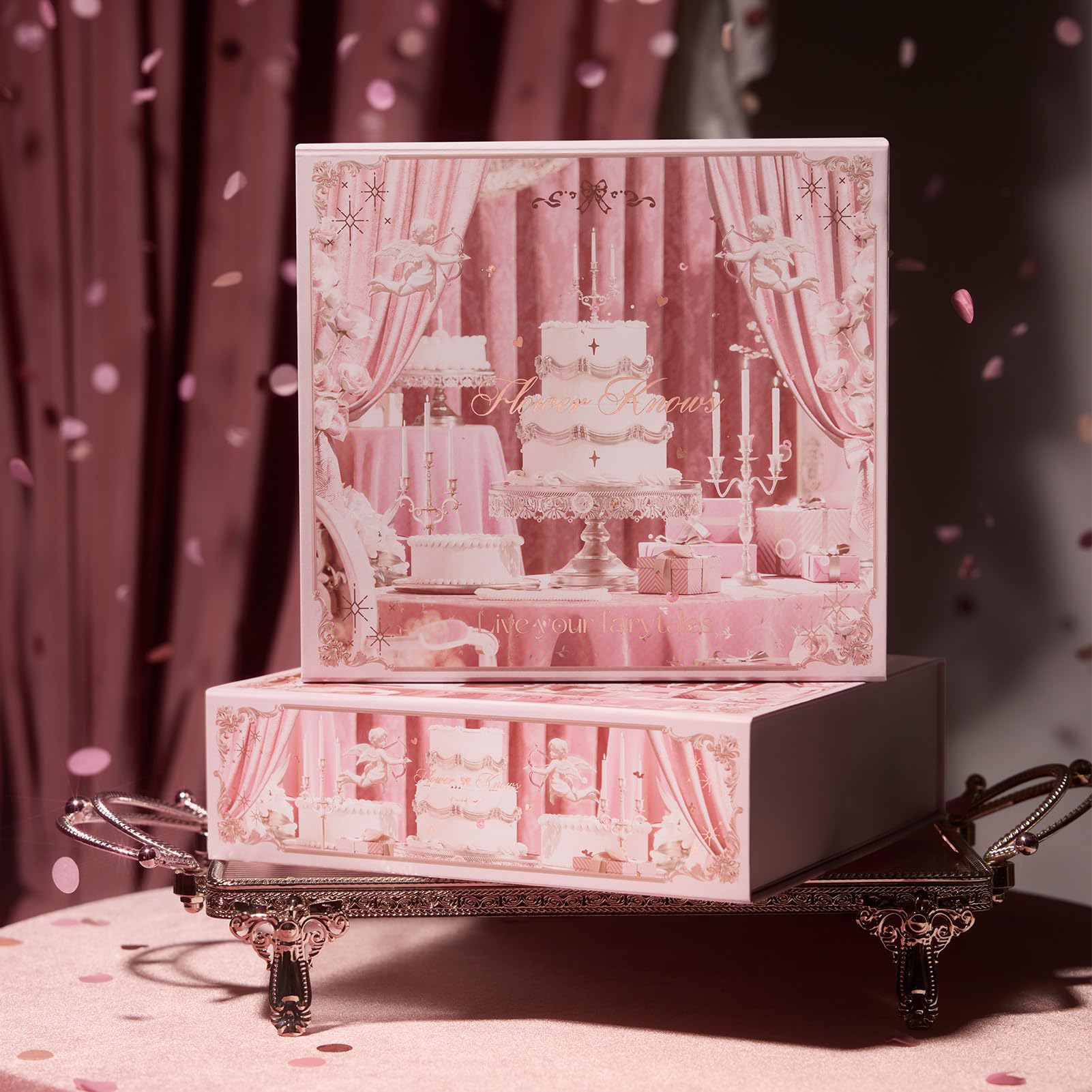 Amazon.com : Flower Knows Strawberry Cupid 4-Piece Makeup Gift Box