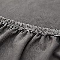 Vista 22 de Funda universal resistente al desgaste, fundas de terciopelo grueso extra grande, fundas antideslizantes separadas para sofá de 4 cojines, fundas